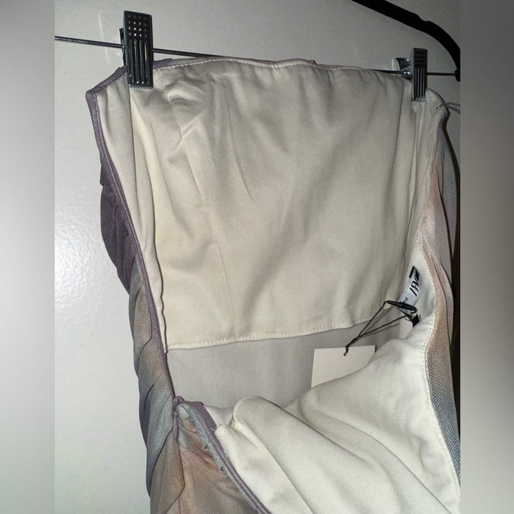 NWT Zara Strapless Tule Dress in Soft Pastels - Picture 6 of 8
